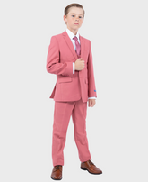 boys orange suit
